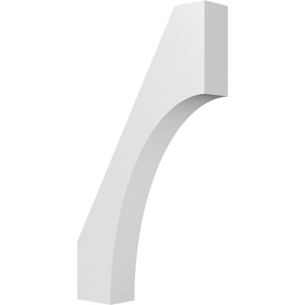 Ekena Millwork 3 1/2-in. W x 16-in. D x 28-in. H Westlake Architectural Grade PVC Knee Brace BRCP035X16X28WTL - main